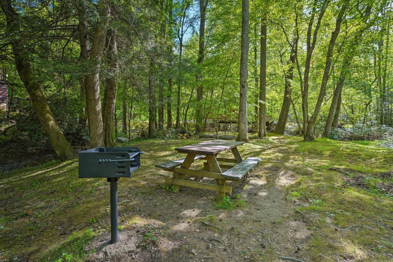 Cozy Tellico Plains Cabin With Large Mountain Creek! Exterior foto
