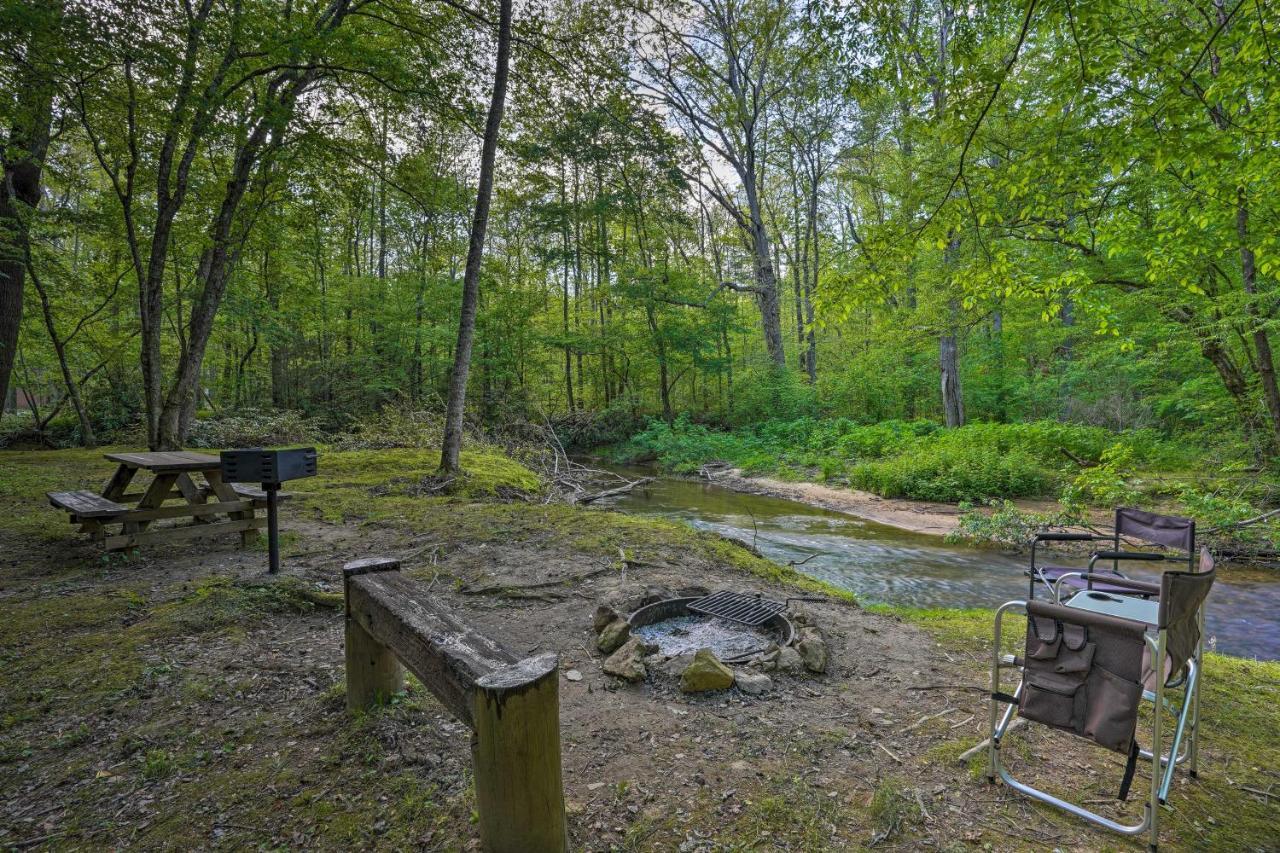 Cozy Tellico Plains Cabin With Large Mountain Creek! Exterior foto