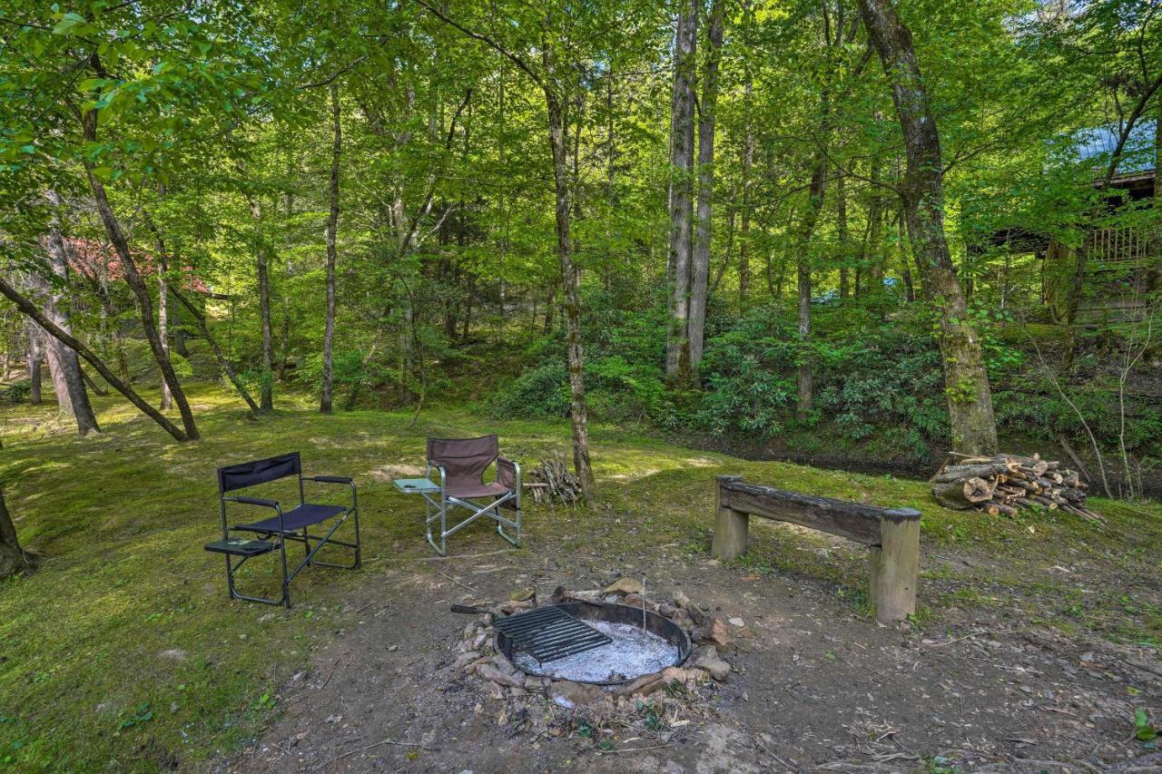 Cozy Tellico Plains Cabin With Large Mountain Creek! Exterior foto