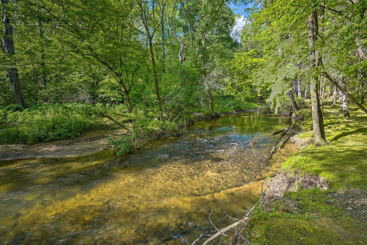 Cozy Tellico Plains Cabin With Large Mountain Creek! Exterior foto